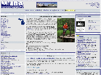 Example web development: MMBA website screenshot